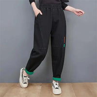 Wide-Leg Oversized Ankle-Length Jeans-Blue-M-State of Style