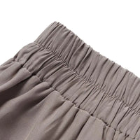 Wide-Leg Work Pants in Plus Sizes-Black A-S-State of Style