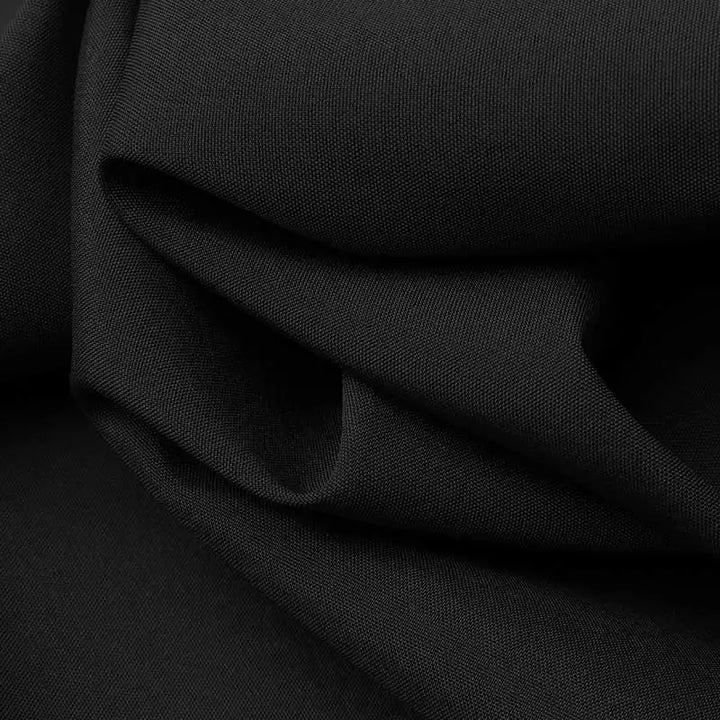 Wide-Leg Work Pants in Plus Sizes-Black A-S-State of Style