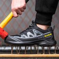 Wide Men's Safety Shoes - MaxGuard S3-Black Grey-6-State of Style