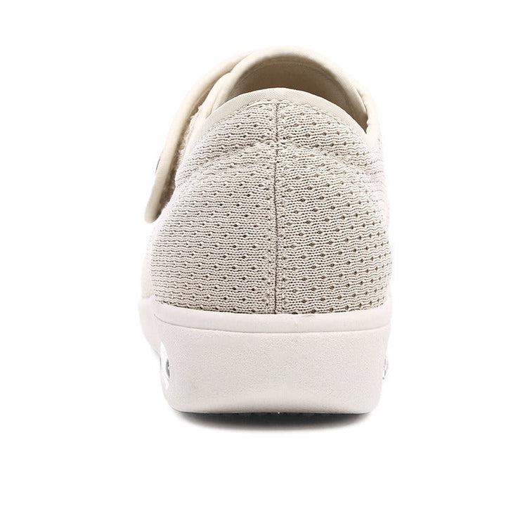 Wide Orthopedic Diabetic Women's Shoes - ComfortPlus-Cream-3.5-State of Style