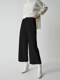 Wide Trousers for Women - Selina-Black-XS-State of Style