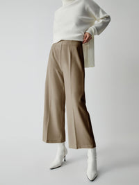 Wide Trousers for Women - Selina-Khaki-XS-State of Style