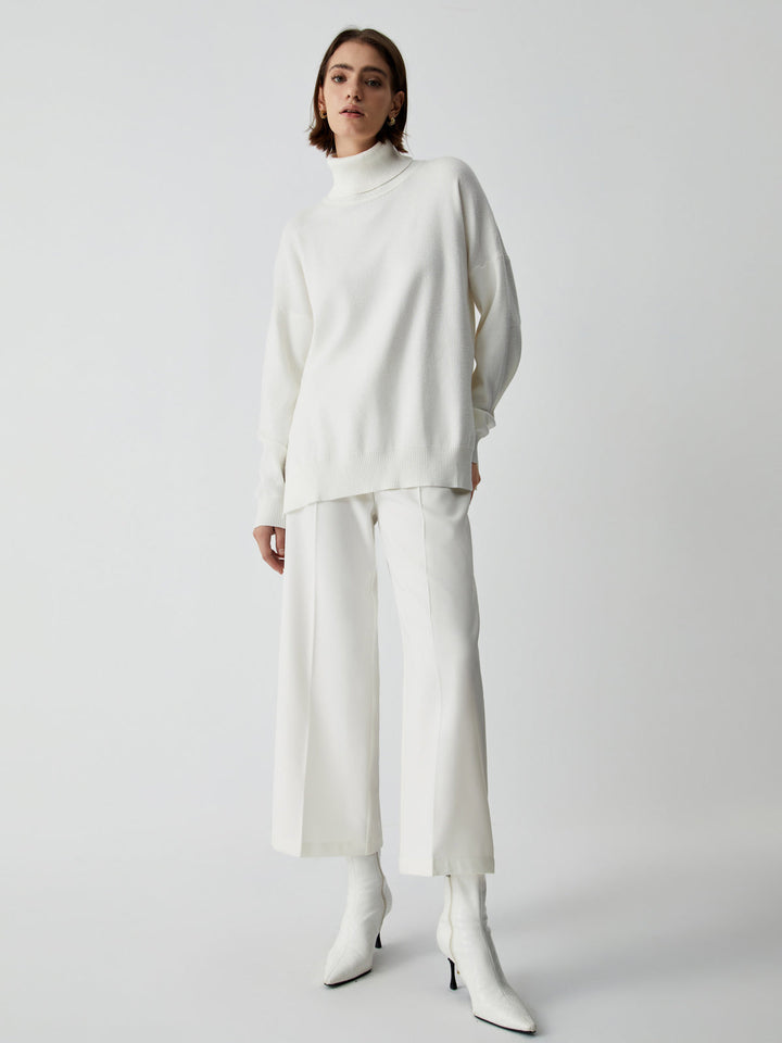 Wide Trousers for Women - Selina-White-XS-State of Style