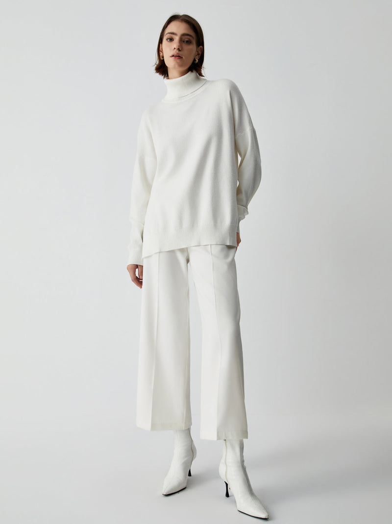 Wide Trousers for Women - Selina-White-XS-State of Style