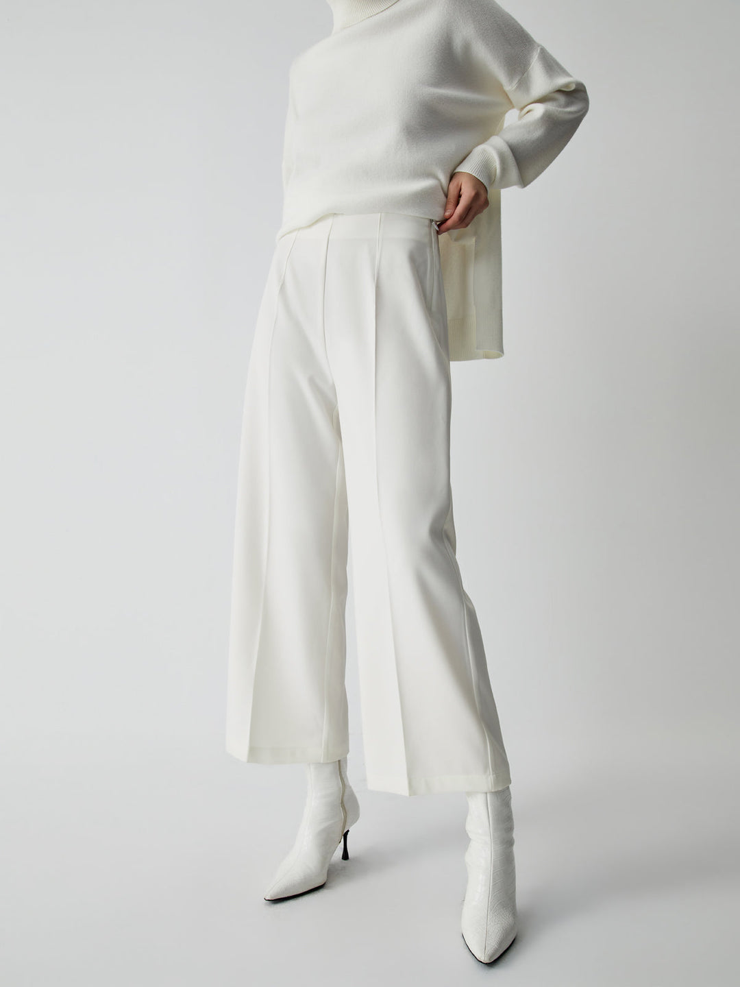 Wide Trousers for Women - Selina-White-XS-State of Style