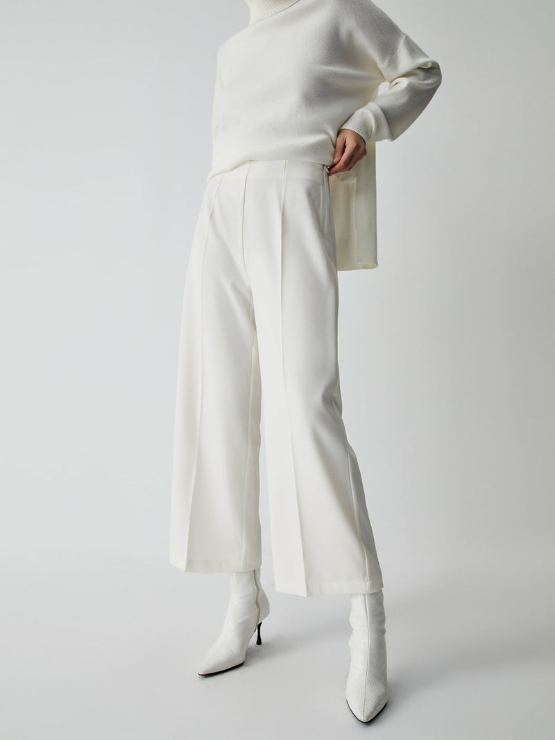 Wide Trousers for Women - Selina-White-XS-State of Style