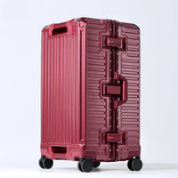 Wider grip hard shell suitcase – Lisbon-Red-S (45 L)-State of Style