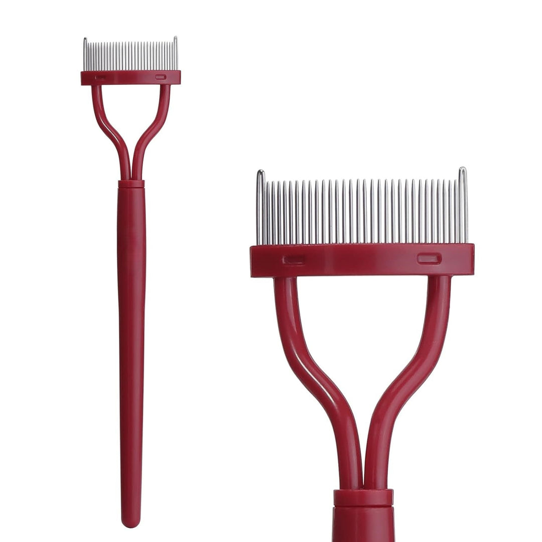 Wimperkam & Separator - Precisie Tool voor Perfecte Wimpers-Rood-State of Style
