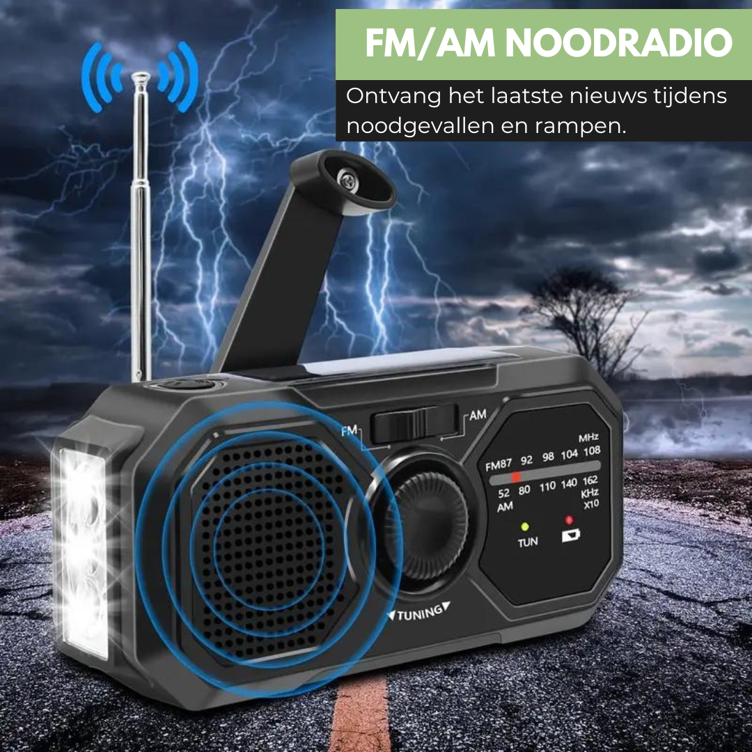 Wind-Up Emergency Radio – RescueBeam-State of Style