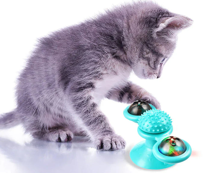 Windmill Cat Toy - WhirlPlay-Green-State of Style