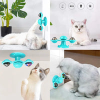Windmill Cat Toy - WhirlPlay-Green-State of Style