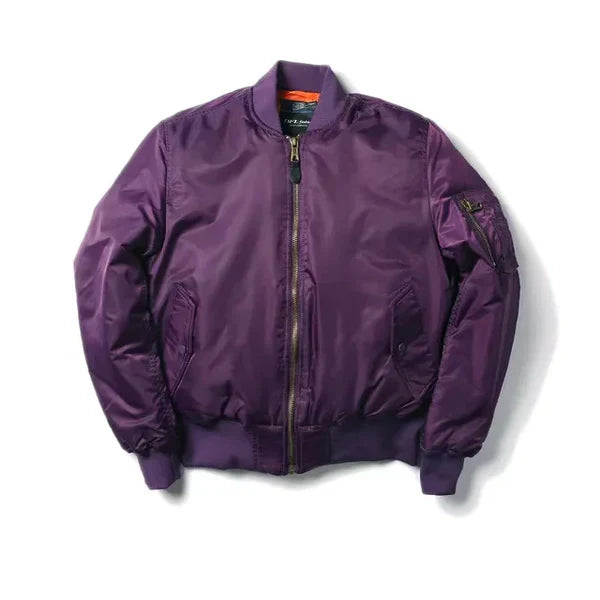 Windproof Ladies Bomber Jacket - Nova-Purple-2XS-State of Style