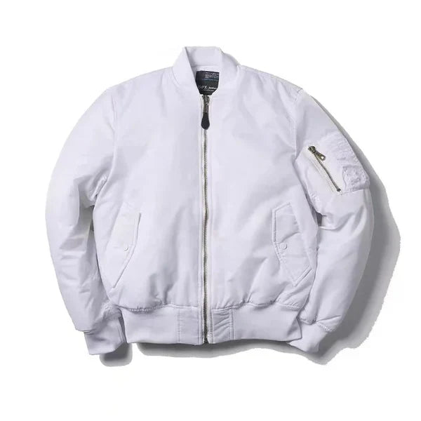 Windproof Ladies Bomber Jacket - Nova-White-2XS-State of Style
