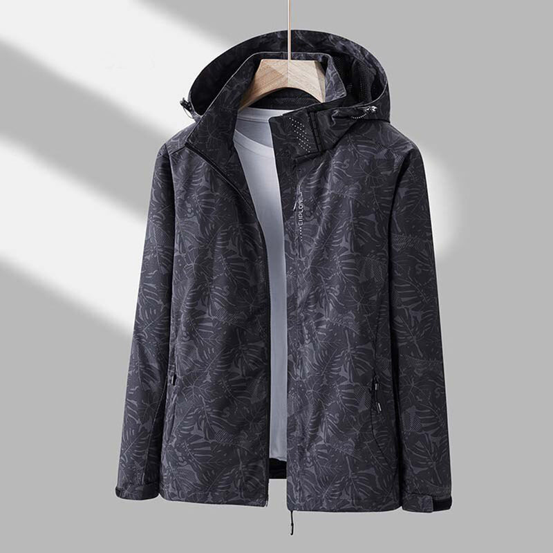 Windproof Ladies Jacket with Hood - Ayla-Black-M-State of Style