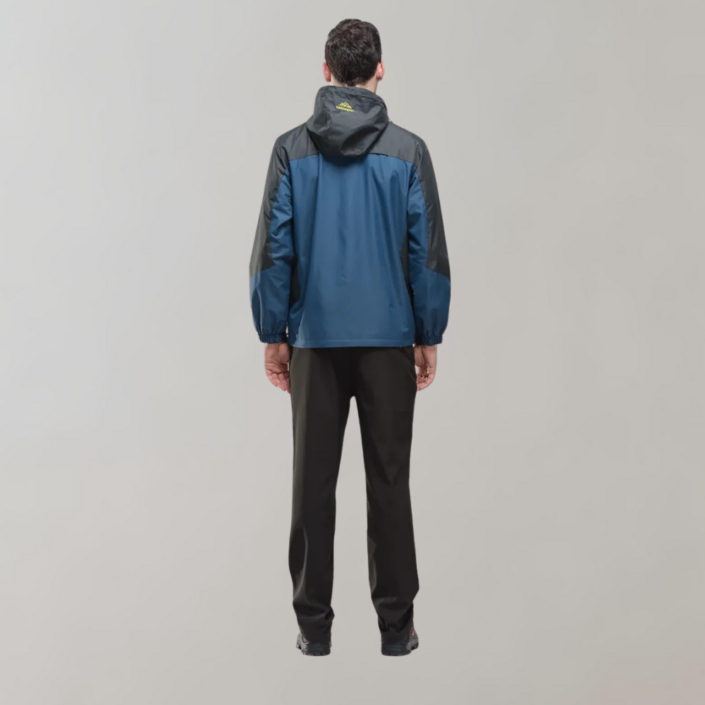 Windproof Men's Jacket - AquaShield-Blue-L-State of Style
