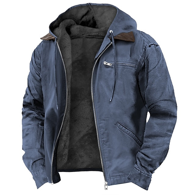Windproof Outdoor Jacket with Warm Lining – Stormlock-Blue-2XS-State of Style