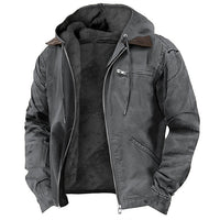 Windproof Outdoor Jacket with Warm Lining – Stormlock-Grey-2XS-State of Style