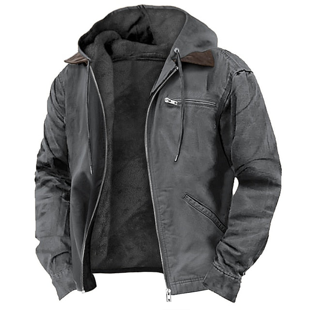 Windproof Outdoor Jacket with Warm Lining – Stormlock-Grey-2XS-State of Style