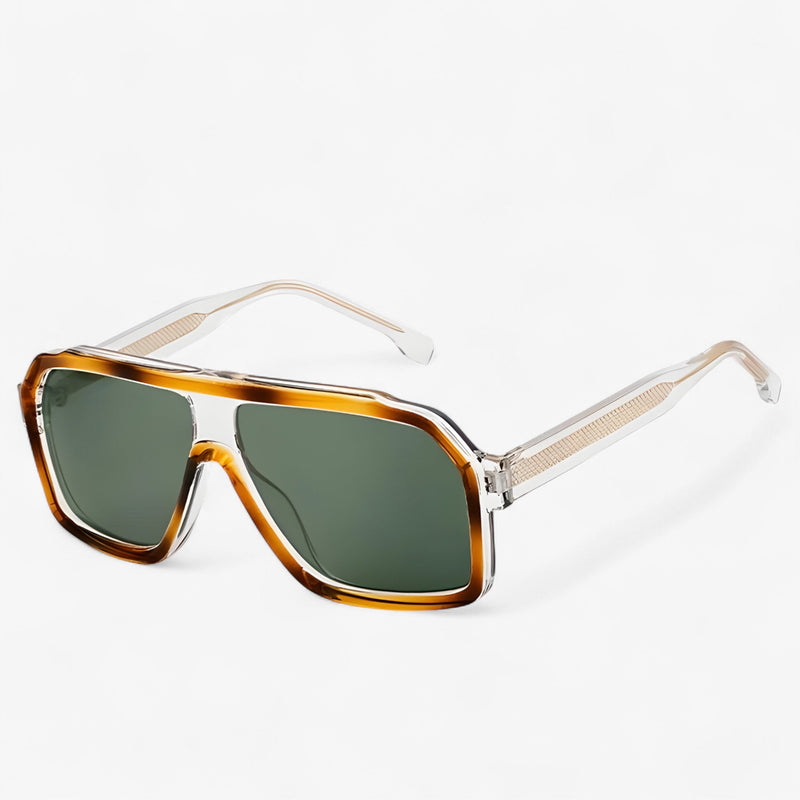 Windproof Oversized Punk Sunglasses – Vortex-Green-State of Style