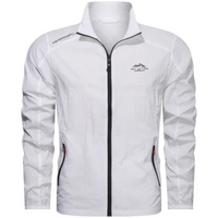 Windproof Summer Jacket for Men with Zip – Stormer-White-S-State of Style