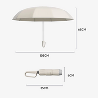 Windproof Umbrella with Reflective Edge – StormGuard-Green-State of Style