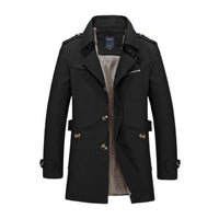 Windproof Winter Jacket for Men - Viktor-Black-XS-State of Style