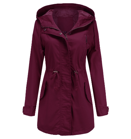 Windproof Women's Jacket | Stylish & Durable-Red-XS-State of Style
