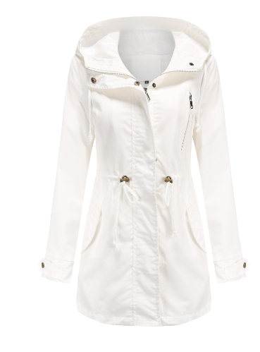 Windproof Women's Jacket | Stylish & Durable-White-XS-State of Style