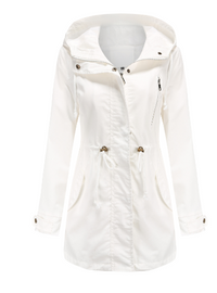 Windproof Women's Jacket | Stylish & Durable-White-XS-State of Style