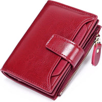 Compact Multi-Functional Leather Wallet – RFID Blocking