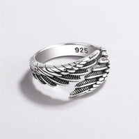 Wing Feather Ring | Adjustable Sterling Silver | Women’s Jewellery-State of Style