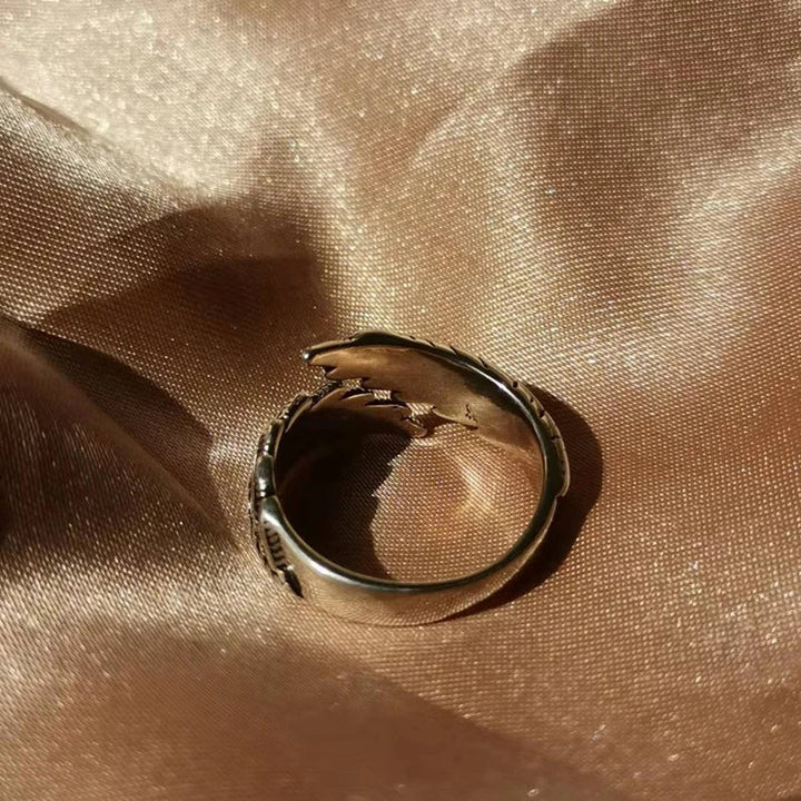 Wing Feather Ring | Adjustable Sterling Silver | Women’s Jewellery-State of Style