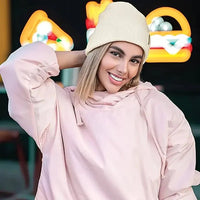 Winter Beanie with Silk Lining - Noor-Brown-State of Style