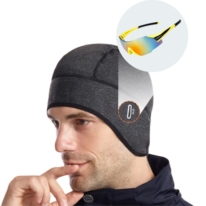 Winter Bike Hat - FrostGuard™-Grey-State of Style