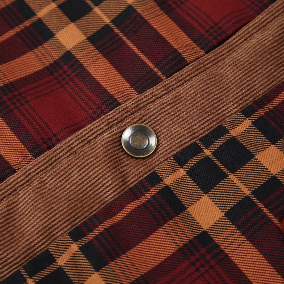 Winter Cotton Shirt Josiah – Business Casual & Warm Outerwear-Grey Green-S-State of Style