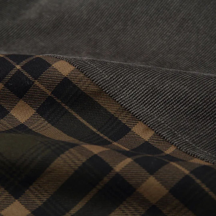 Winter Cotton Shirt Josiah – Business Casual & Warm Outerwear-Grey Green-S-State of Style