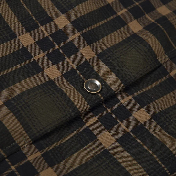 Winter Cotton Shirt Josiah – Business Casual & Warm Outerwear-Grey Green-S-State of Style