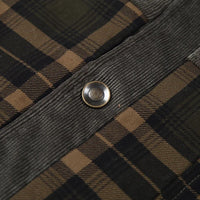 Winter Cotton Shirt Josiah – Business Casual & Warm Outerwear-Grey Green-S-State of Style