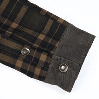 Winter Cotton Shirt Josiah – Business Casual & Warm Outerwear-Grey Green-S-State of Style