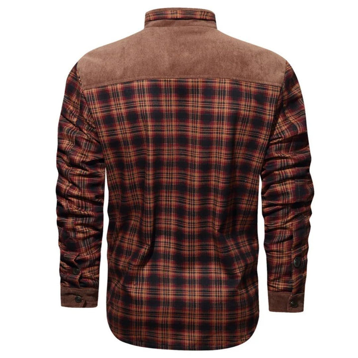 Winter Cotton Shirt Josiah – Business Casual & Warm Outerwear-Grey Green-S-State of Style