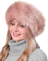Winter Headband made of Imitation Fur – Olga-White-State of Style