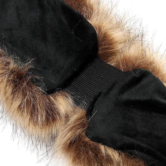 Winter Headband made of Imitation Fur – Olga-White-State of Style