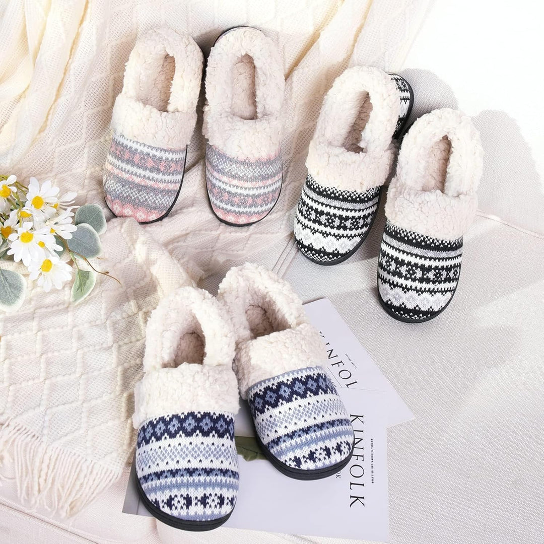 Winter Knitted Slippers - CozyCloud-Black-4 - 5-State of Style