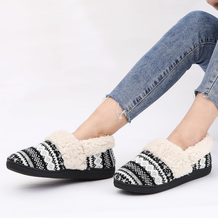 Winter Knitted Slippers - CozyCloud-Black-4 - 5-State of Style