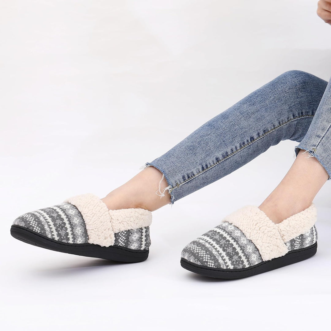 Winter Knitted Slippers - CozyCloud-Black-4 - 5-State of Style