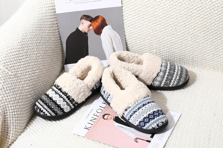 Winter Knitted Slippers - CozyCloud-Black-4 - 5-State of Style