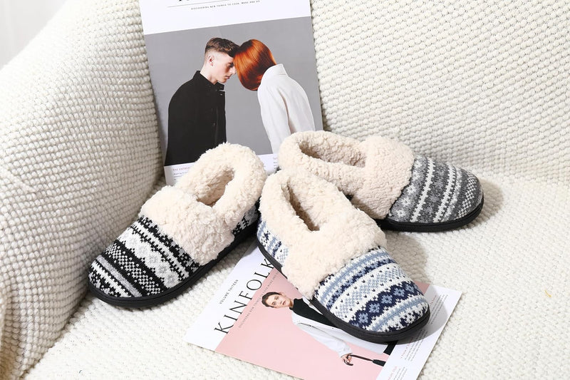 Winter Knitted Slippers - CozyCloud-Black-4 - 5-State of Style