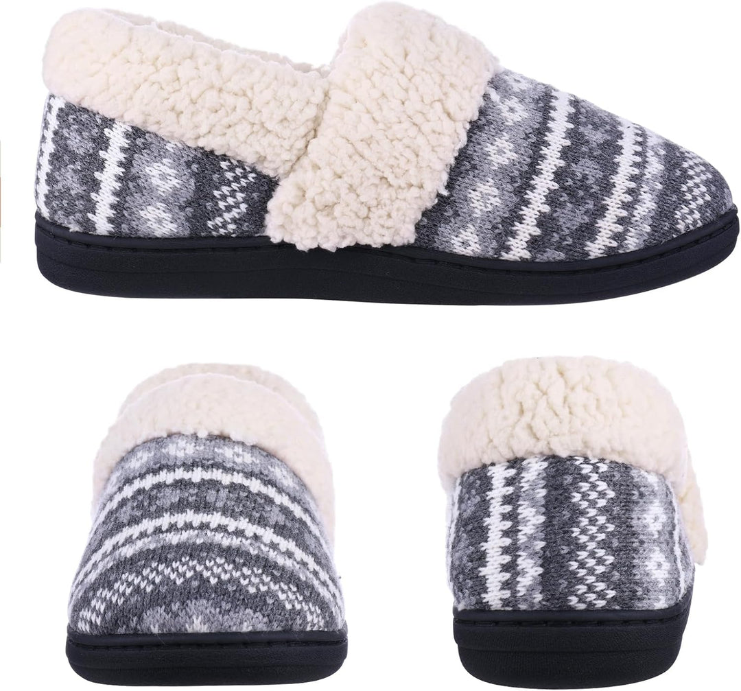 Winter Knitted Slippers - CozyCloud-Black-4 - 5-State of Style