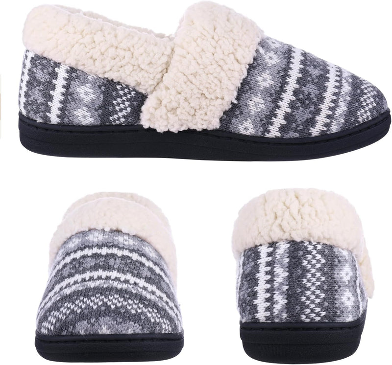 Winter Knitted Slippers - CozyCloud-Black-4 - 5-State of Style